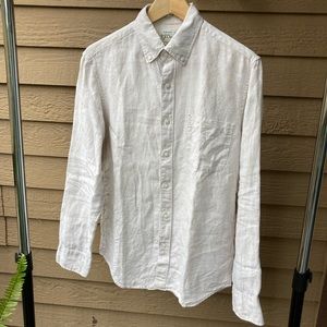 J.Crew Slim Baird Mcnutt Irish Linen Shirt
